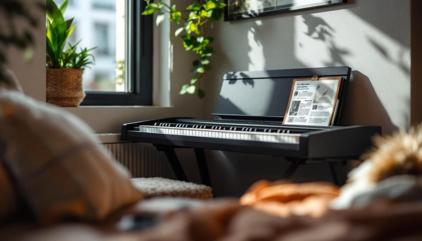 Comment intégrer un piano numérique dans un petit espace ?
